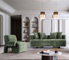 Verandah Mid-Century Modern 2-Piece Sofa Set in Olive Green | Ensemble de canape 2 pieces Verandah style mid-century modern en vert olive