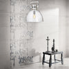 Dainolite Liberty 1 Light Pendant Polished Chrome Finish Lamp|Luminaire suspendu Liberty de Dainolite avec fini chromé poli et 1 ampoule