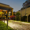 Outsunny 8-pack Solar Garden Lights, Landscape Yard Solar Pathway Lights