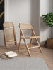 Pullman Industry Chic Wood Folding Chair in Natural - Set of 4 Dining Chair | Chaise pliante en bois style industriel Pullman, coloris naturel - Lot de 4