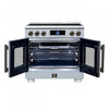 Forno Maximus 36 Inch Induction Range White, 5.36 cu.ft - FFSIN0932-36WHT Electric Range | Cuisiniere a induction Maximus 36 pouces blanche, 5,36 pi³ - FFSIN0932-36WHT
