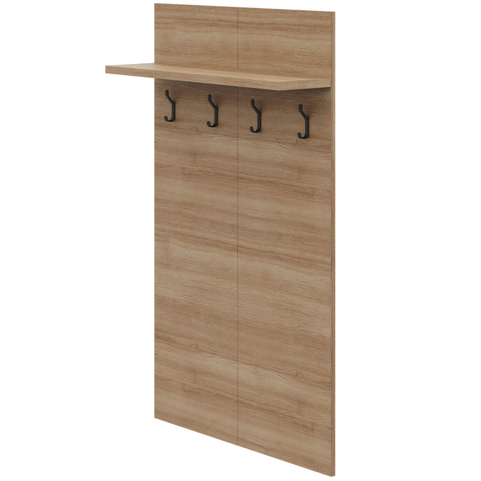 Porto Entryway Wall-Mounted Coat Rack with Shelf