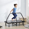 Soozier Kids Trampoline With Music Function Steel Frame Indoor Bouncer Rebounder Age 3 To 8 Years Ol|Outsunny Trampoline Pour Enfants Avec Fonction Musicale Cadre En Acier Interieur Rebond Age 3 A 6 An