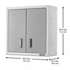 Gladiator Full-Door Wall Gearbox - Grey Slate|Armoire murale GearBox à portes pleine grandeur de Gladiator - ardoise grise