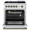 Forno Giovanni 30-inch Gas Range White, 4.32 cu.ft, -FFSGS6274-30WHT | Cuisiniere a gaz Giovanni 30 pouces blanche, 4,32 pi³ – FFSGS6274-30WHT