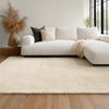 Argo Plush & Shags Cream Washable Rug 5'0" x 7'6" Indoor Area Rug | Tapis Lavable/Moelleux Argo 5'0" x 7'6" en Creme