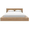Kanso Low Platform Bed Set King Bed | Kanso Lit a Plateforme Basse avec Tete de Lit