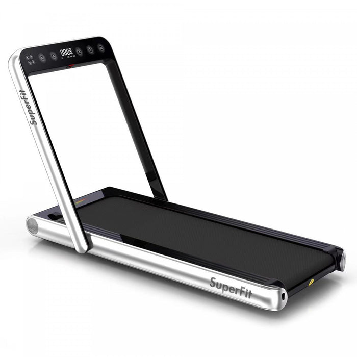 Superfit 4.75hp 2 In 1 Folding Treadmill W/remote App Control