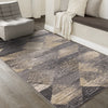 Dayton Grey Beige White Distressed Diamond Pattern Rug, 5'3" x 7'7" Indoor Area Rug | Tapis Dayton a motif de losanges vieillis, 5'3" x 7'7"