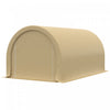 Outsunny 10' X 16' Carport Storage Tent Anti-uv Pe Portable Garage, Beige|Outsunny 10' X 16' Carport Storage Tent Anti-uv Pe Portable Garage, Beige
