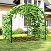Outsunny Garden Arch Trellis, 7.1FT Tall Cucumber Trellis with Net
