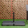 Outsunny Set of 4 Parasol Base Stand Weights, Black