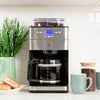 Kenmore Elite Grind & Brew Coffee Maker Stainless Steel - KKECMGBSS|Cafetière à moudre et infuser Kenmore Elite en acier inoxydable - KKECMGBSS