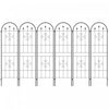 Set Of 6 Garden Trellis Metal Trellis For Climbing Plants Flowers|Lot De 6 Treillis De Jardin En Metal Pour Plantes Grimpantes Et Fleurs