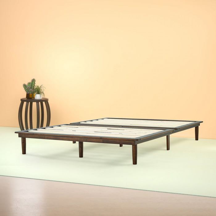 Bobbie Folding Wood Platform Bed - Queen Size