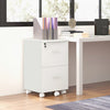 Vinsetto 2-drawer Mobile Office File Cabinet With Lock|Vinsetto Classeur De Bureau Mobile A 2 Tiroirs Avec Serrure