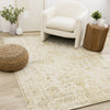 Ellis Subtle Traditional Elegant Beige Cream Area Rug - 5'3" x 7'7"|Carpette discrète, traditionnelle et élégante Ellis beige et crème - 5 pi 3 po x 7 pi 7 po
