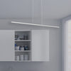 Dainolite Array LED Horizontal Pendant 30w 48" Matte White Finish White Acrylic Diffuser Lamp|Luminaire suspendu horizontal Array de Dainolite de 48 po en acrylique blanc qui diffuse la lumière, avec fini blanc mat et ampoule à DEL de 30 W