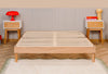 Smart Base Essential King Metal Platform Bed Frame - Natural | Cadre de très grand lit plateforme Smart Base Essential en métal - naturel