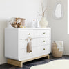 Storkcraft Santorini 6 Drawer Dresser - White/Driftwood