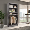 Bestar Pur 36 W Closet Organizer - Bark Grey|Organisateur de garde-robe Pur de Bestar de 36 po (L) - gris écorce