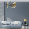 Dainolite Derry 24 Light Chandelier Matte Black/Aged Brass Lamp|Lustre Derry de Dainolite avec fini noir mat et laiton vieilli et 24 ampoules