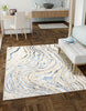 Clara Blue Rug 8'0" x 10'0" | Tapis Contemporain/Moderne Clara 8'0" x 10'0" en Bleu