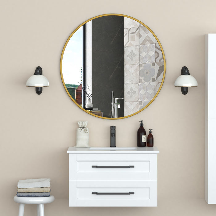 Halpert Gold 36\" Mirror