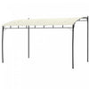 Outsunny 10' X 13' Pergola With Uv30+ Canopy, Steel Pergola Gazebo, Cream|Outsunny Pergola Avec Auvent Uv30+, Pergola Gazebo En Acier, Blanc Creme