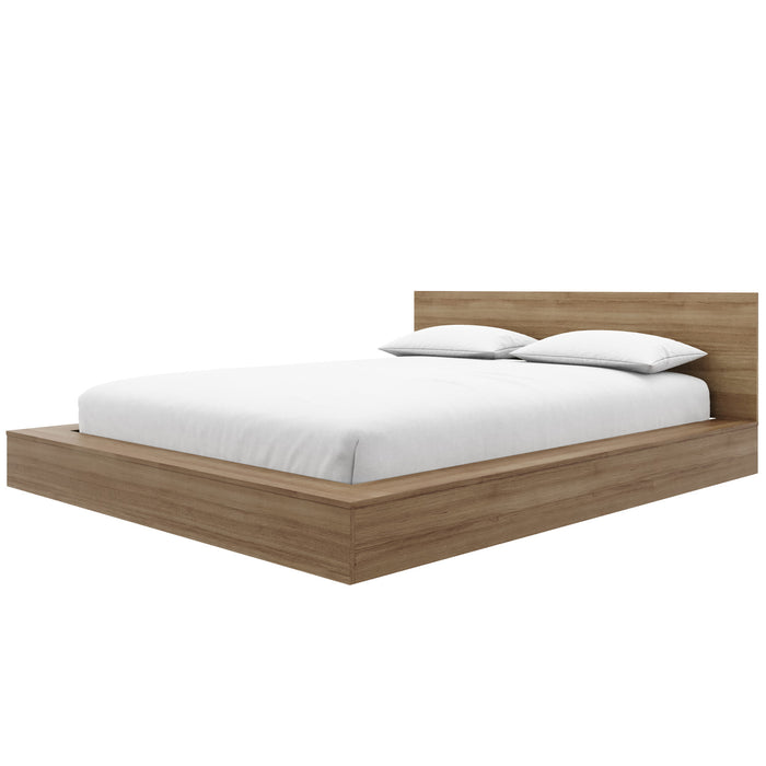 Kanso Low Platform Bed Set Queen Bed