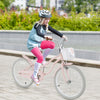Prorider 20" Kids Bike With Height Adjustable Handlebar & Seat Hand Brake & Coaster Brake Pink