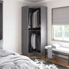 Bestar Pur 33 W Corner Closet Organizer - Bark Grey|Organisateur de garde-robe en coin Pur de Bestar de 33 po (L) - gris écorce