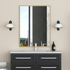 Border Gold 40" Mirror|Miroir Border de 40 po doré