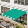 Outsunny 10' X 13' Electric Retractable Awning W/ Remote Controller, Green|Outsunny Auvent Retractable Electrique 10' X 13' Avec Telecommande, Vert