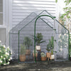 Outsunny 6'x3.3'x5.5' Walk-in Garden Greenhouse With Door And Top Window, Portable Mini Greenhouse F|Outsunny Mini Serre De Jardin 6 X 3,3 X 5,5 Pieds