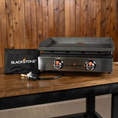 Blackstone 22\" Tabletop Griddle With Cover And Propane Adapter - 2427