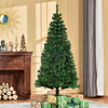 Homcom 6ft Artificial Christmas Tree With Decoration Ornament And 624 Branch Tips|Homcom Sapin De Noel Artificiel De 1.8 M Avec Ornement De Decoration Et 624 Branches