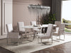 Element Modern 6-Piece Dining Chair Set in Champagne | Ensemble moderne de 6 chaises de salle a manger Element, coloris champagne