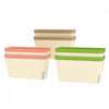 Outsunny 6 Pack Self Watering Planter Box, Outdoor Flower Pots for Herbs