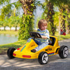 Qaba Go Kart For Kids, 6v Electric Battery Powered Ride-On Car With Music, Light, Horn, For Toddlers|Qaba Kart Pour Enfants, Voiture Electrique Alimentee Par Batterie 6 V Avec Musique, Lumiere, Klaxon,