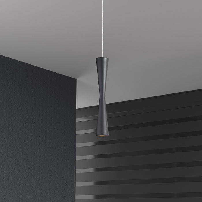 Dainolite Percita LED Pendant 5w Matte Black Finish Lamp