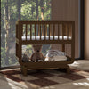 Storkcraft Santorini Deluxe 3-in-1 Convertible Bassinet - Hazelnut Crib