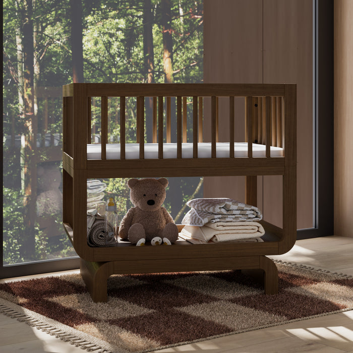 Storkcraft Santorini Deluxe 3-in-1 Convertible Bassinet - Hazelnut