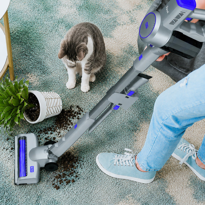 Panni V1109P 5-in-1 Corded Pet Stick Vacuum Cleaner with Motorized Pet Tool Vacuum Stick Handheld