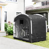 Outsunny Bike Storage Tent Shed with Carry Bag for 3-4 Bikes, Black
