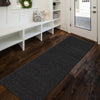 Modern 2'6" x 6'7" Hobnail indoor/outdoor Rug mat in Black Outdoor Area Rug | Tapis Interieur/Exterieur Hobnail Moderne 2'6" x 6'7" en Noir