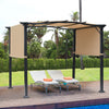 Outsunny 10' X 8' Outdoor Retractable Pergola Garden Gazebo With Two Adjustable Side Canopy Overhead|Gazebo De Jardin Pour Pergola Retractable Exterieur De 9 Pi X 8 Pi Avec Deux Auvents Lateraux Reglab