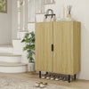 HOMCOM 5-Tier Entryway Shoe Storage Cabinet with Adjustable Shelves
