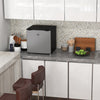 HOMCOM 1.1 Cubic Feet Compact Mini Freezer with Adjustable Temperature