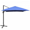 Costway 10'x13' Patio Offset Cantilever Umbrella Aluminum 360° Rotation Tilt Navy